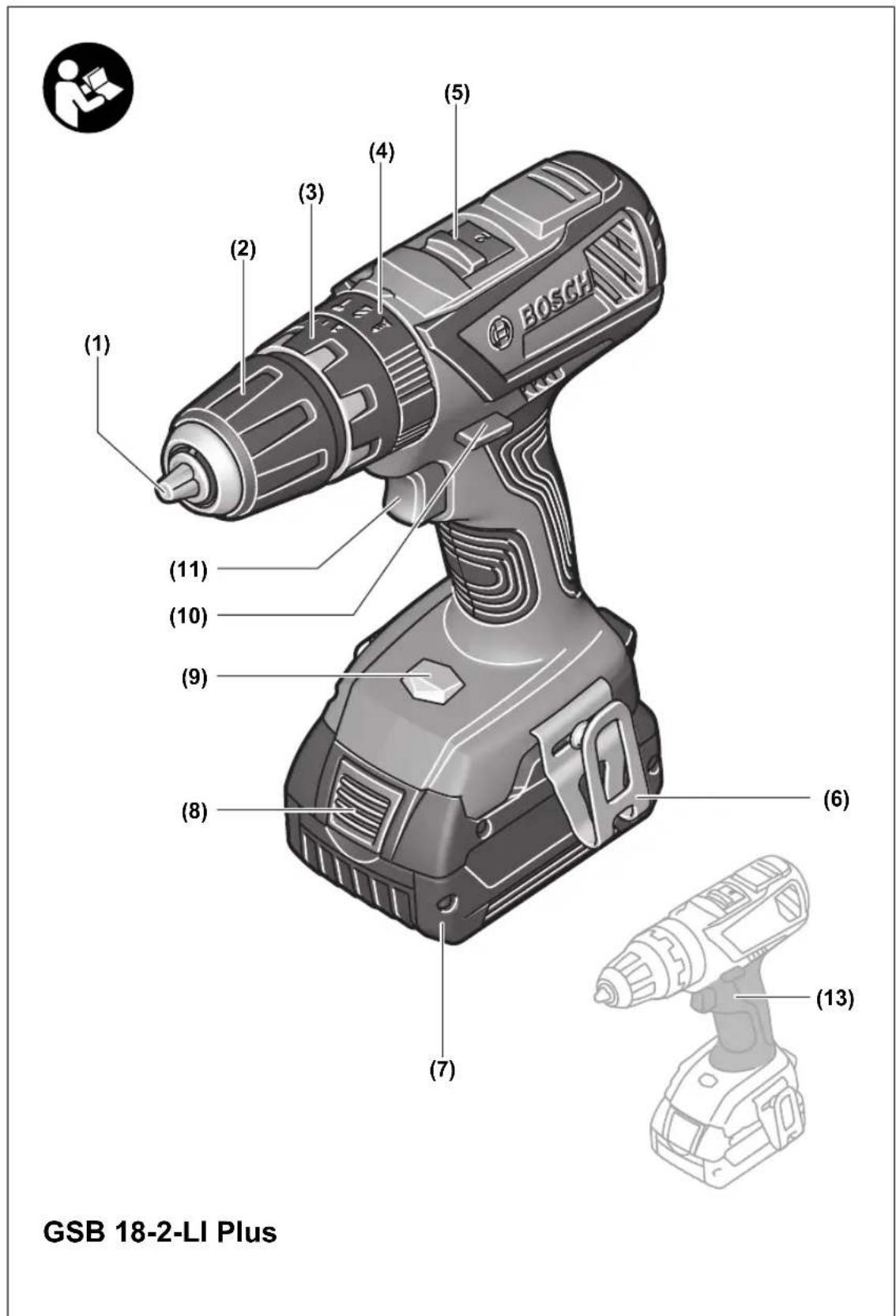 BOSCH GSB 182LI Plus Professional - 4