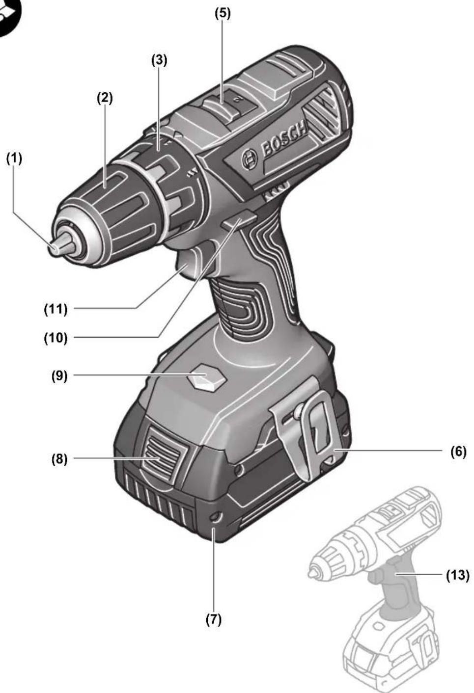 BOSCH GSB 182LI Plus Professional - 3