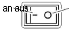 OLYMPIA UV 585 - UV-Lampe ein- und ausschalten - 1