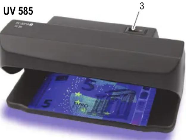 OLYMPIA UV 585 - Operating Elements - 2