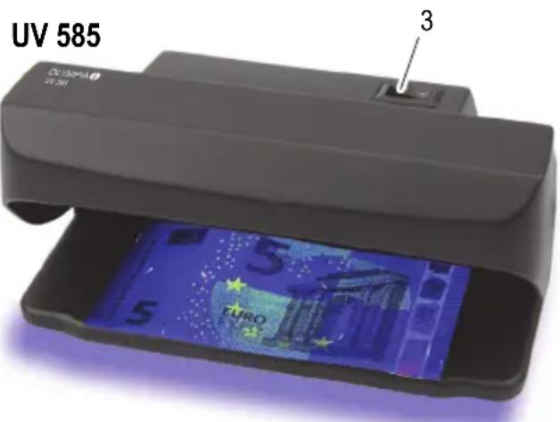 OLYMPIA UV 585 - Elementos de mando - 2