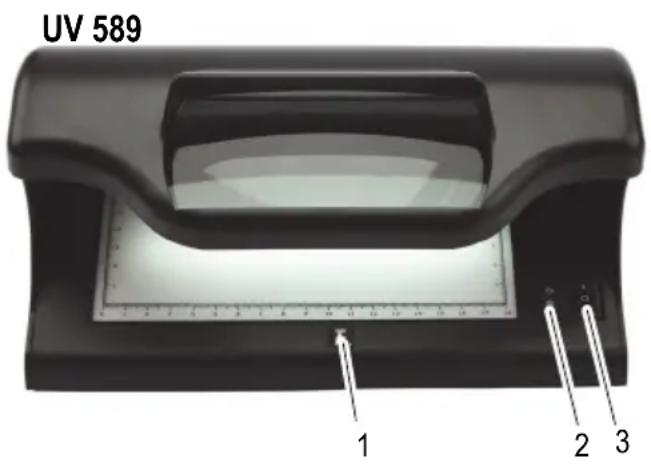 OLYMPIA UV 585 - Bedienelemente - 1