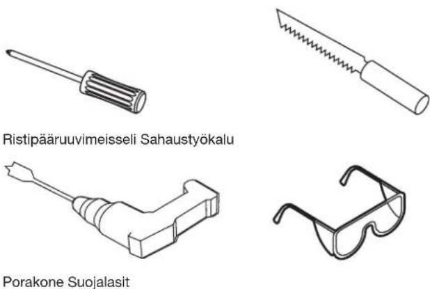 BOSE Virtually Invisible 89 - Suositellut tyokalut - 1