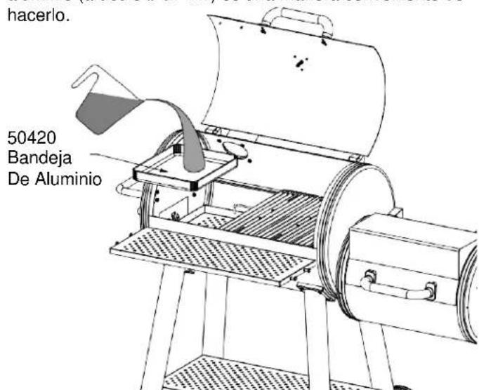 Broil King Smoke Offset 500 - BANDEJA PARA EL AGUA: - 1