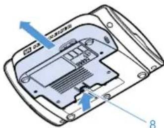 SENNHEISER ADN D1 - Insérer/enlever le pack batterie - 3