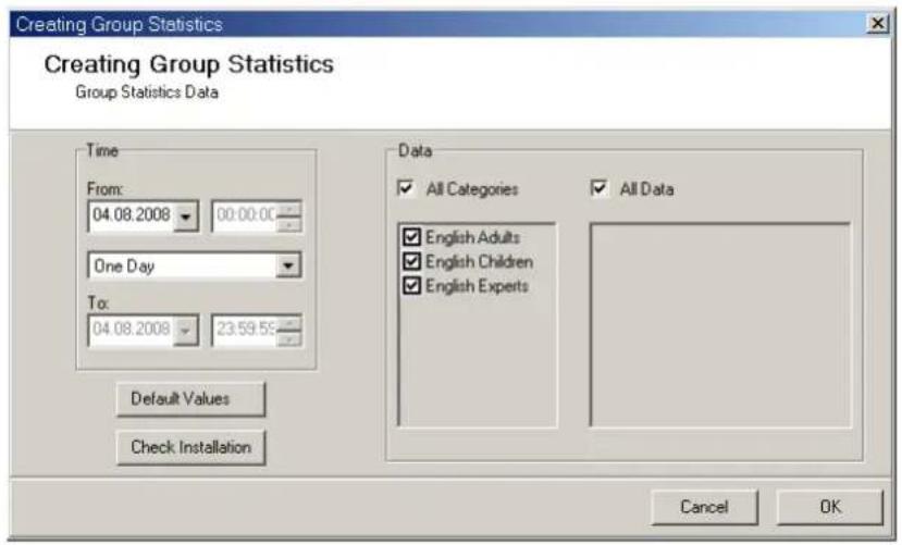 SENNHEISER GP SR 3200 - Créer manuellement des statistiques liées aux groupes (liste de groupes) - 2