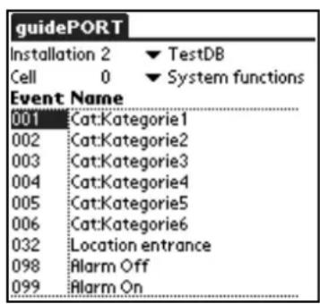 SENNHEISER GP SR 3200 - Déclencher le téléchargement des événements variables d'un emplacement (location) (système-événement (System Event) "Location entrance") - 1
