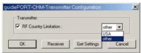 SENNHEISER GP SR 3200 - Configuration du code pays ("country code") des émetteurs portables - 1