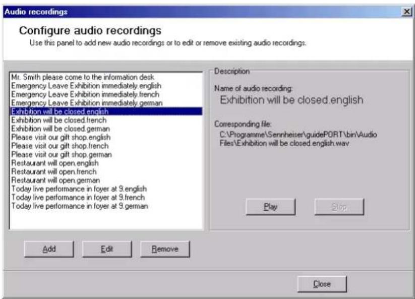 SENNHEISER GP SR 3200 - Enregistrer et sauvegarder des announces avec un microphone - 2