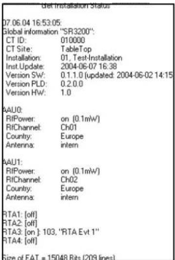 SENNHEISER GP SR 3200 - Afficher les informations d'etat des émetteurs de cellule - 2