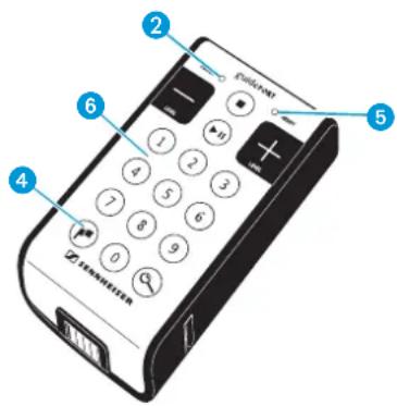 SENNHEISER GP SR 3200 - Allumer/eteindre les récepteurs - 1