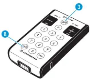 SENNHEISER GP SR 3200 - Allumer/éteindre l'émetteur portable - 2
