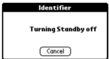 SENNHEISER GP SR 3200 - Mise d'un identificateur en mode actif (Standby off) - 1