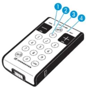 SENNHEISER GP SR 3200 - Allumer/éteindre l'émetteur portable - 1