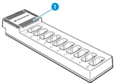 SENNHEISER GP SR 3200 - Installer les chargeurs - 1