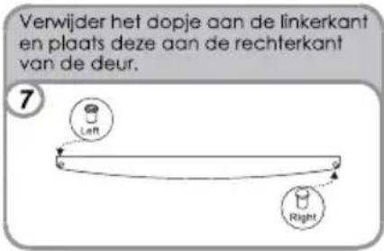 CANDY CCTOS 245XH - HET WIJZIGEN VAN DE MANIER WAAROP DE DEUREN OPENEN - 7