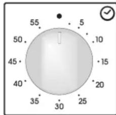 CANDY FCS 65 X - UTILISATION DU MINUTEUR SONORE - 1