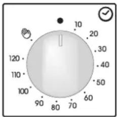 CANDY FCS 65 X - BENUTZUNG DES TIMERS FÜR BACKZEITENDE - 1