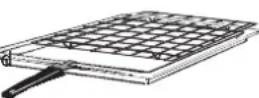 CANDY FCS 65 X - Der einfache Rost dient als Unterlandge für Bleche und Backformen. - 3