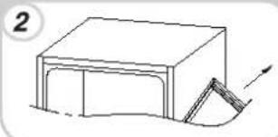 CANDY CFBL 2150 NN - INVERSER LE SENS D'OUVERTURE DES PORTES - 2