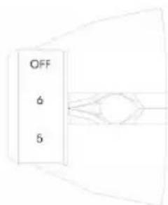 CANDY CCTOS 502WHN - Temperature-control knob - 1