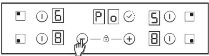 CANDY CEHOPK60XE - How to choose power management level - 1