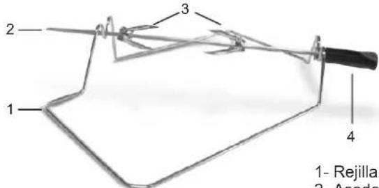 CANDY CELF609XE - ASADOR (DEPENDE DEL MODELO) - 1