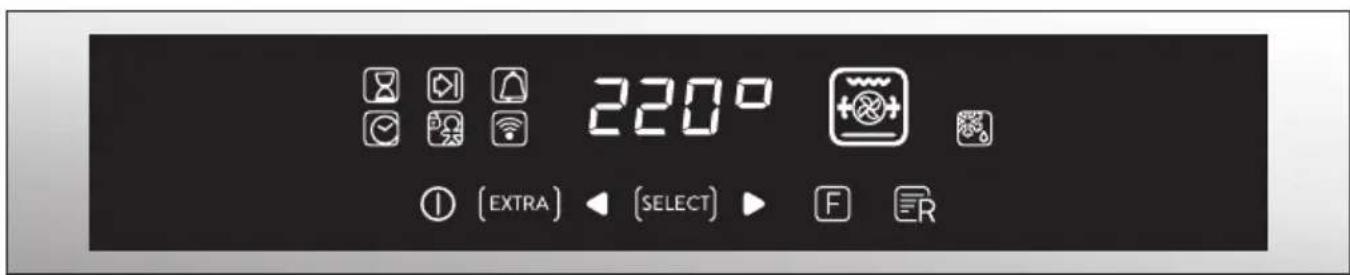 CANDY FCE 848 VX WFE - Display description - 1