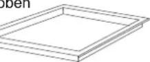 CANDY FLE05026X - Der einfache Rost dient als Unterlandefur Bleche und Backformen. - 2