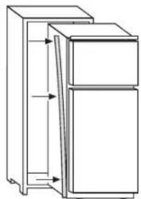 CANDY CFBD 2650 A SN - REVERSING THE OPENING OF THE DOORS - 9