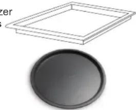 CANDY FCS 605 XE - Der einfache Rost dient als Unterland für Bleche und Backformen. - 2