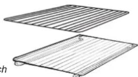 CANDY FCS 605 XE - Der einfache Rost dient als Unterland für Bleche und Backformen. - 1