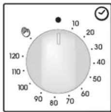 CANDY FCS 605 XE - BENUTZUNG DES TIMERS FÜR BACKZEITENDE - 1