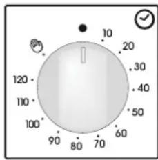 CANDY FCL 602A6AV - UTILIZAÇÃO DO PROGRAMADOR DE FIM DE COZEDURA - 1