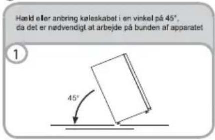CANDY CCTOS 245WH - ÆNDRING AF LÅGERNES ÅBNINGSRETNING - 1