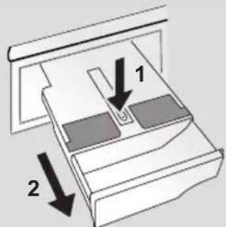 CANDY ROW4964DWMSE1S - FÜR MODELLE MIT AUTOMATISCHEM FLUSSIGWASCHMITTEL- UND WEICHSPÜLER-DOSIERSYSTEM - 1