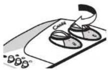 CANDY LB CTS 60 T - PROGRAMMAUSWAHLSCHALTER - 2