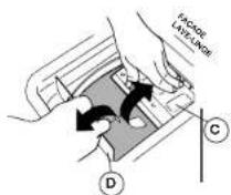 CANDY LB CTS 60 T - Ouverture du tambour - 3