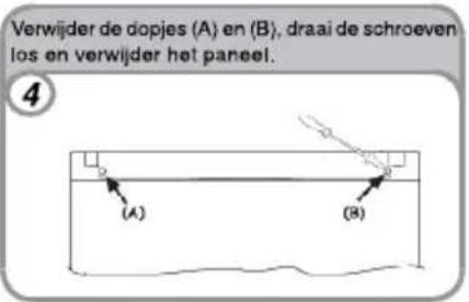 CANDY CCTOS542WHRU - HET WIJZIGEN VAN DE MANIER WAAROP DE DEUREN OPENEN - 5