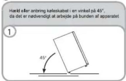 CANDY CCTOS542WHRU - AENDRING AF LAGERNES ABNINGSRETNING - 1