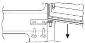 CANDY CCTOS542WHRU - INVERSIONE DEL SENSO DIAPERTURA DELLE PORTE - 4