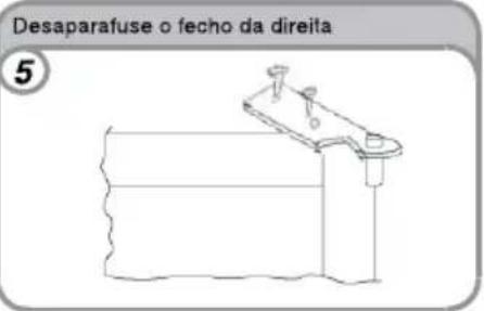 CANDY CCTOS542WHRU - INVERTER A ABERTURA DAS PORTAS - 6
