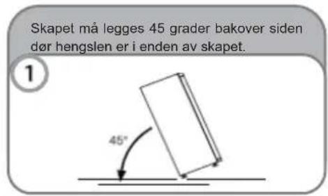 CANDY CCTOS542WHRU - OMHENGSLING AV DØR - 1