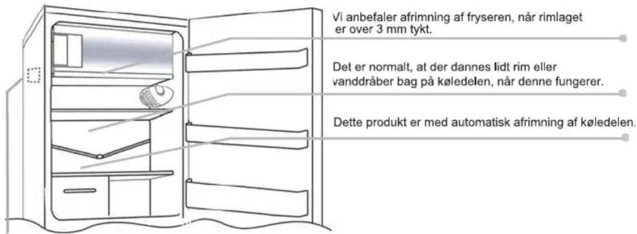 CANDY CCTOS542WHRU - AFRIMNING og NEDFRYSNING - 1