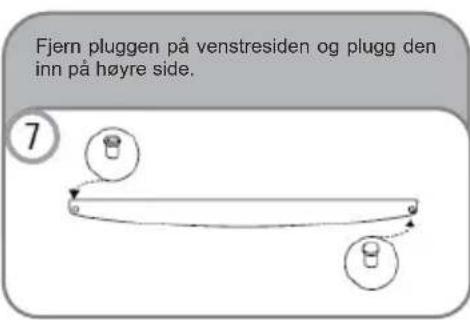 CANDY CCTOS542WHRU - OMHENGSLING AV DØR - 7