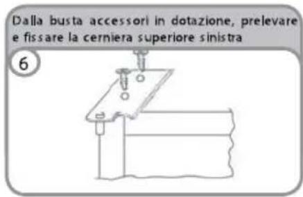 CANDY CCTOS542WHRU - INVERSIONE DEL SENSO DIAPERTURA DELLE PORTE - 7