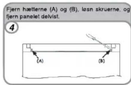 CANDY CCTOS542WHRU - AENDRING AF LAGERNES ABNINGSRETNING - 4