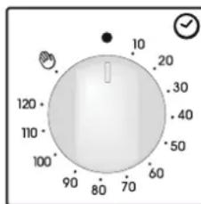 CANDY FO F2223XOS - USING THE END OF COOKING TIMER - 1