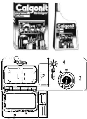 CANDY LS DSI 785 N - Spülmittel und Klarspüler einfüllen Spülmittel einfüllen - 1