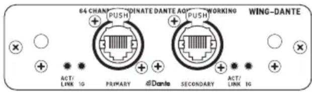 BEHRINGER WINGDANTE - Connexions - 1